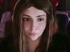 A sturdy webcam babe with blond hair during webcam sex