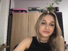 The European cam babe AngelViky during 1 of her webcam sex performances