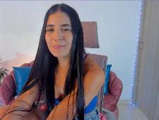 The Latin webcam lady ElizabethAro during 1 van der cam sex performances