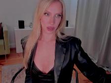 The European cam lady XEVAX during one of her webcam sex shows