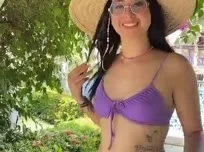 Enjoying the sun outside