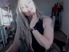 Erotic snapshot of the gorgeous body of webcam babe Ninaxnina