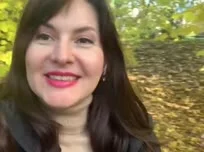 Me outside in the autumn