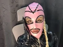 ASMR real latex mask