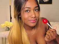 Sweet lollipop to suck on