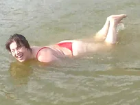 A playful swim for you