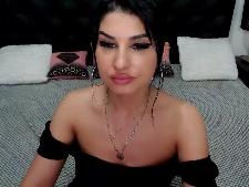 The European webcam woman AischaJade during one of the webcam sex shows